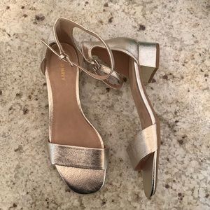 Old navy gold sandals